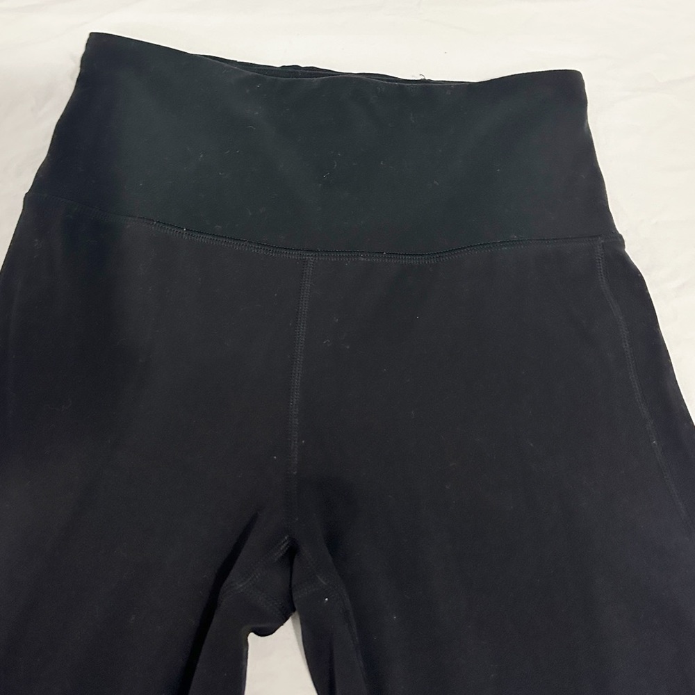 Athleta High Rise Elation Black Flare Leggings In Women’s Size S - Picture 4 of 10